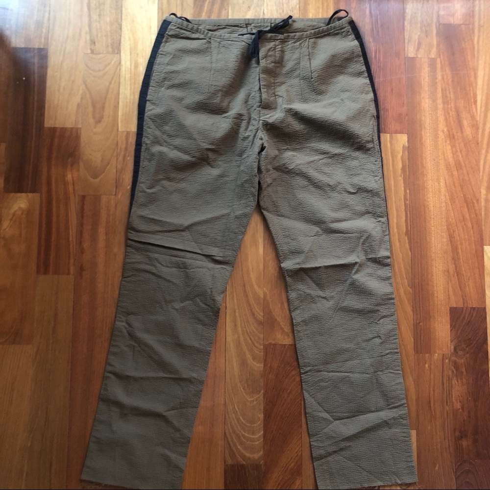 Seersucker tux stripe pant